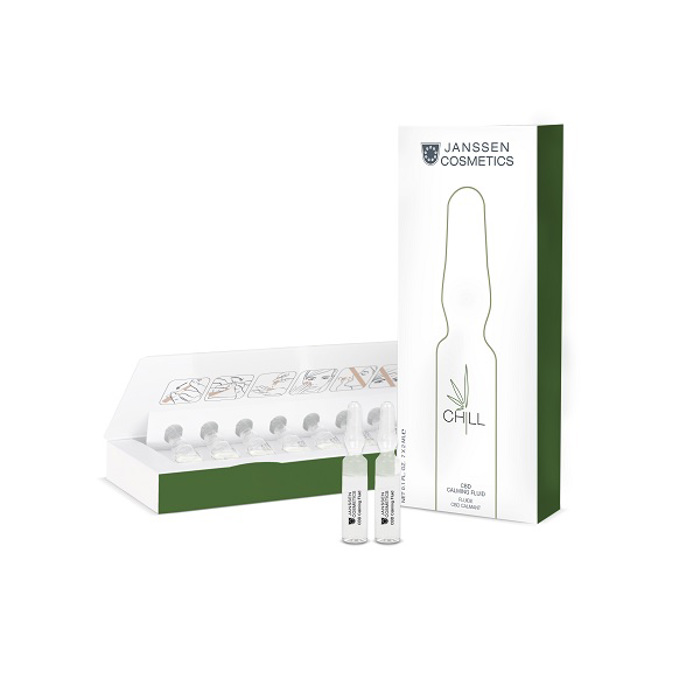 JANSSEN COSMETICS CHILL – CBD Calming Fluid 7 x 2ml